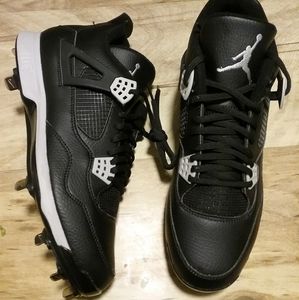 Jordan | Shoes | Air Jordan 4 Retro Metal Oreo Baseball Cleats | Poshmark